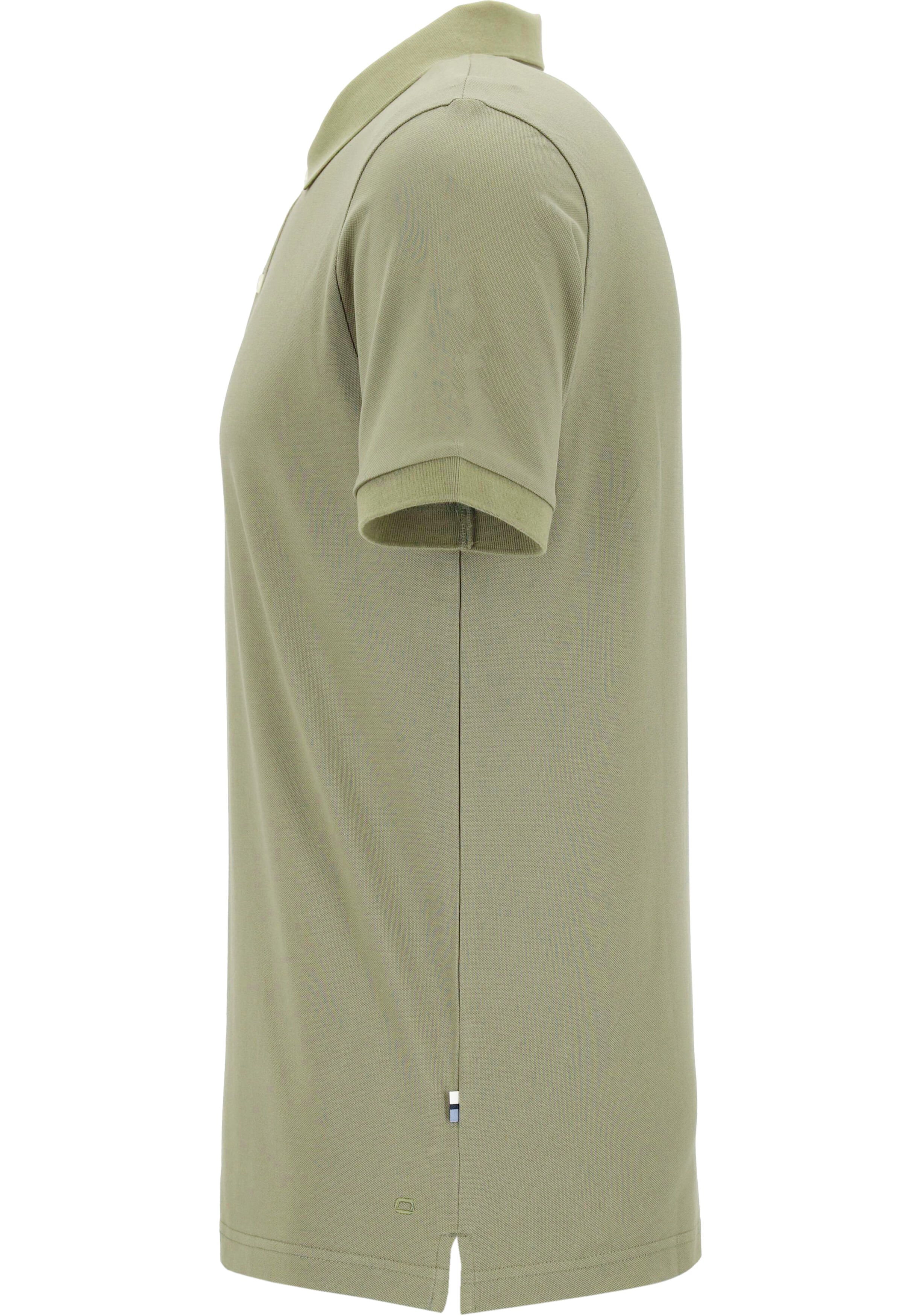 OLYMP Polo Casual, modern fit polo, limoen geel